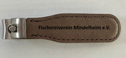 Nagelzwicker, Nagelknipser, Angelschnurschere mit Gravur
