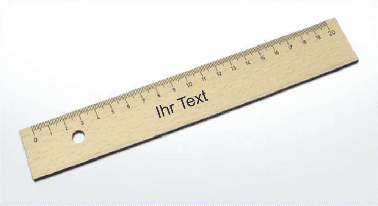 Holzlineal - unbehandeltes FSC-Buchenholz 30cm laserstern-beschriftungen-lasergravuren.myshopify.com 