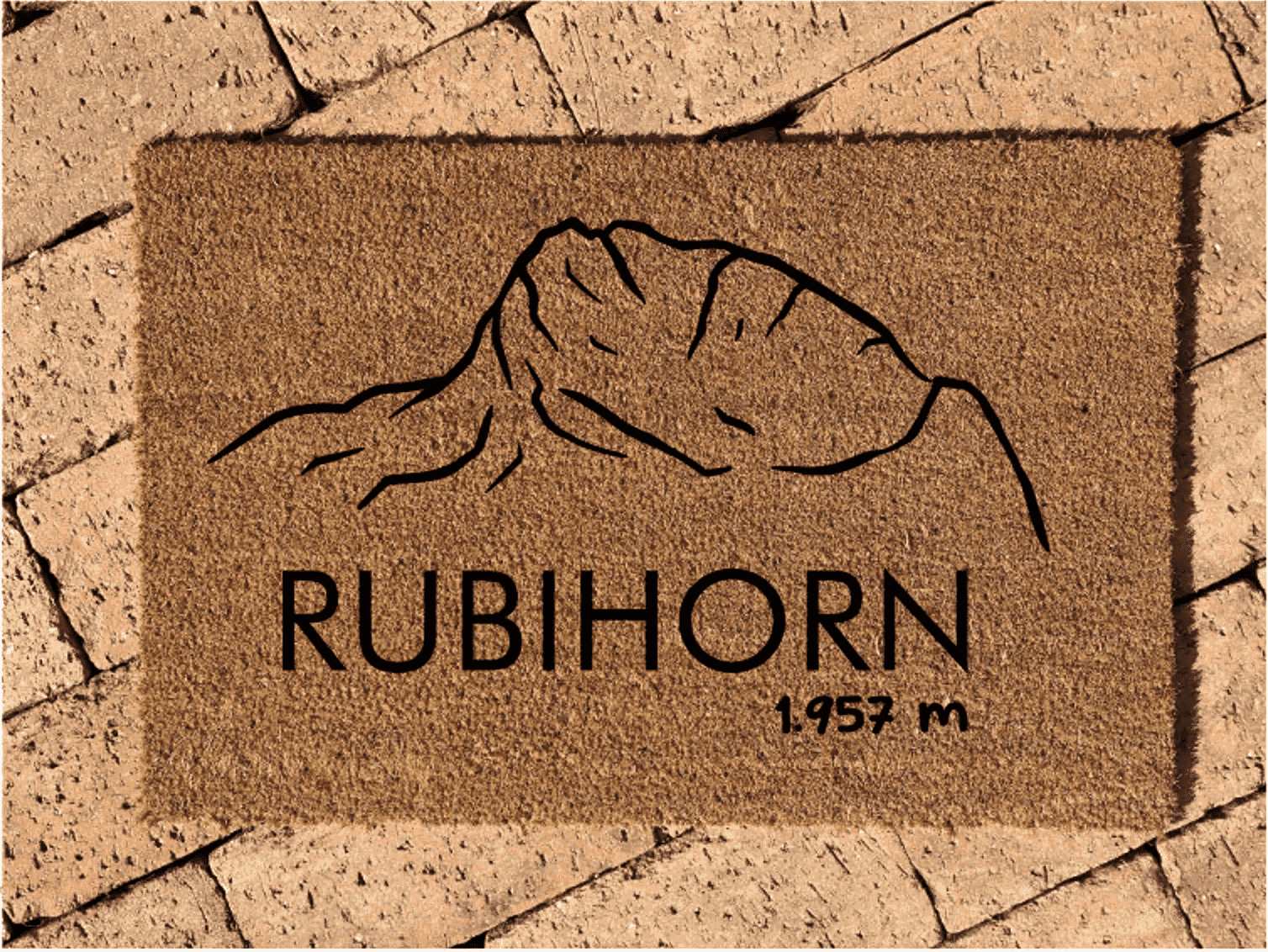Kokos Fußabstreifer | Fußmatte Teppich | AllAlpColletion laserstern-beschriftungen-lasergravuren.myshopify.com 