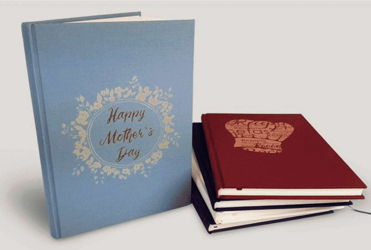 Leinen Notizbuch Semikolon B5 laserstern-beschriftungen-lasergravuren.myshopify.com 