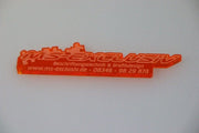 Schlüsselanhänger Lasercut | Acryl Anhänger a' 20Stk - Laserstern Beschriftungen - Lasergravuren